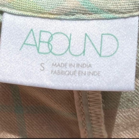 🌻NEW (with tags) Abound Pastel Check Plaid Sleeveless Dress Size Small - Picture 6 of 8